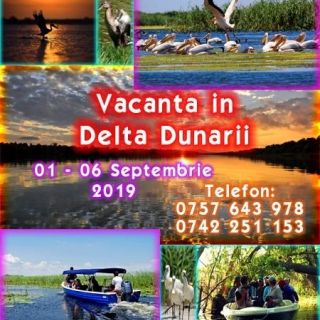 Delta Dunarii 01-06 Septembrie 2019 natura, liniste, distractie