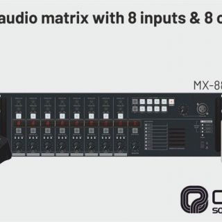 Matrice audio 8x8 Optimus MX-88