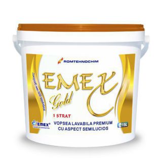 Vopsea Lavabila Premium  Emex Gold / Bidon 15 L