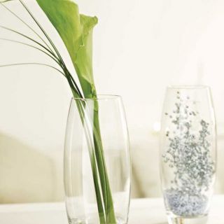 Vaza eleganta din sticla transparenta