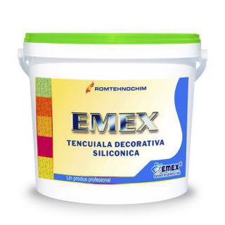 Tencuiala Decorativa Siliconica EMEX /Kg - Alb
