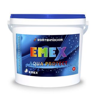 Tencuiala Decorativa Impermeabila EMEX AQUA PROTECT /Kg - Alb